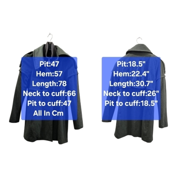 Patrizia Pepe Military-Inspired Double-Breasted Coat Size 4 - Picture 2 of 8